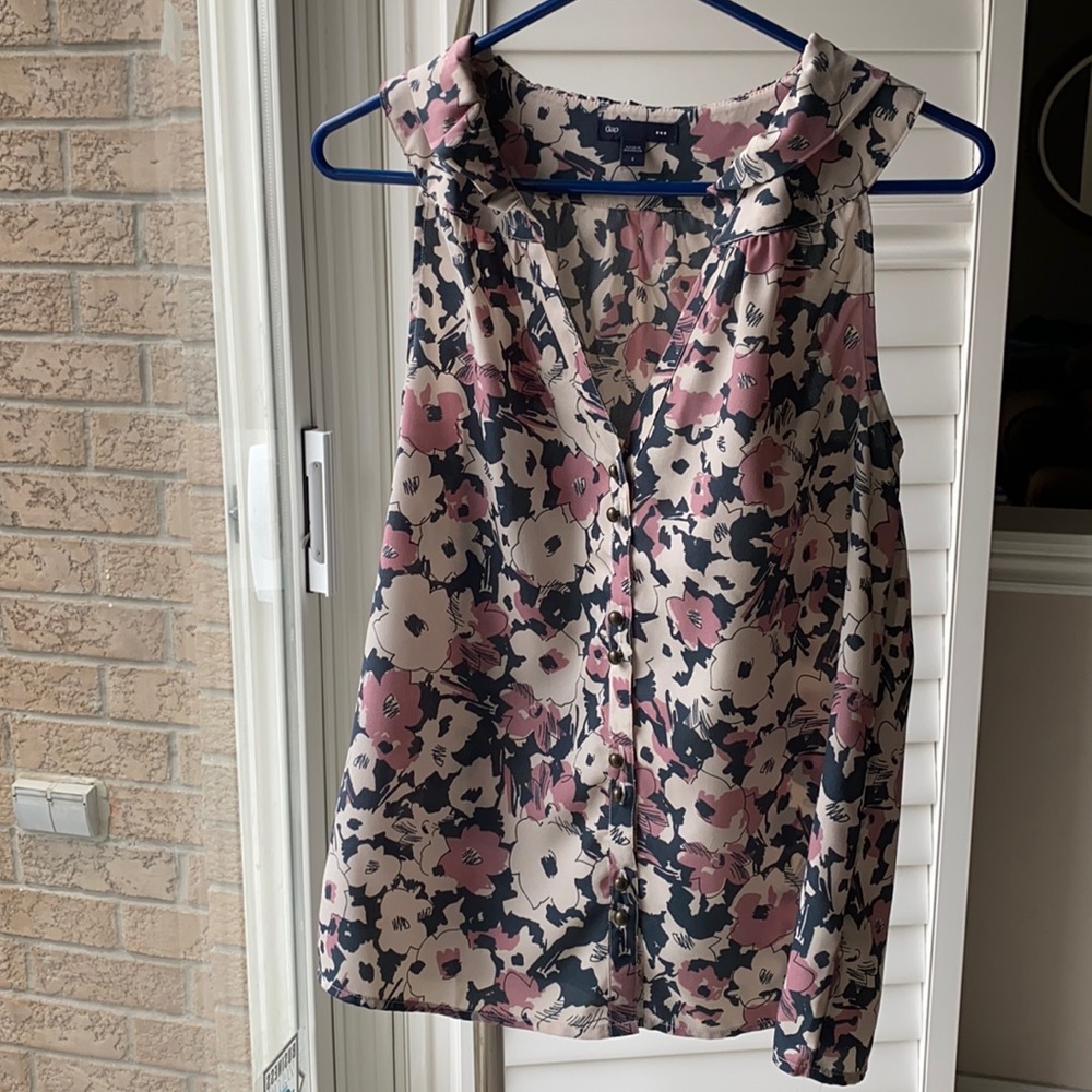Gap Floral Top Womens Sz S
